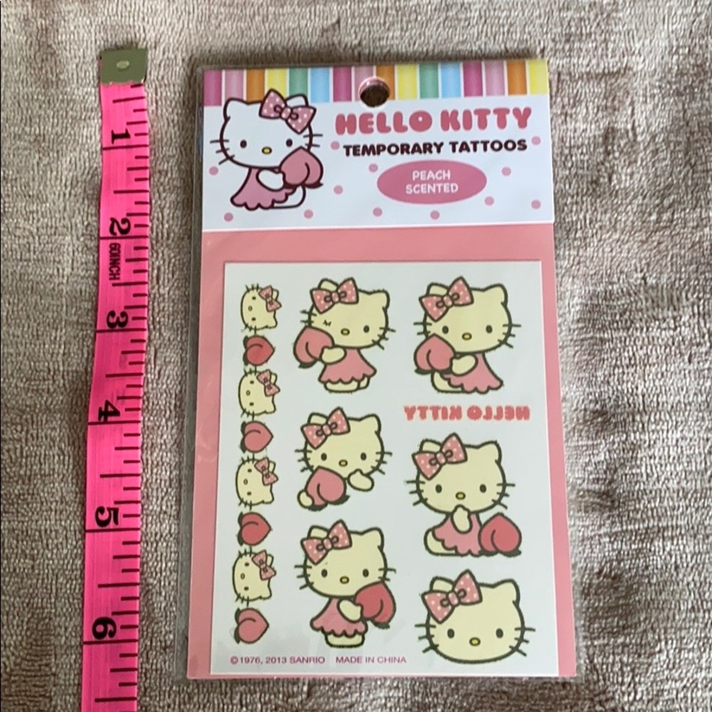 Hello Kitty temporary tattoos